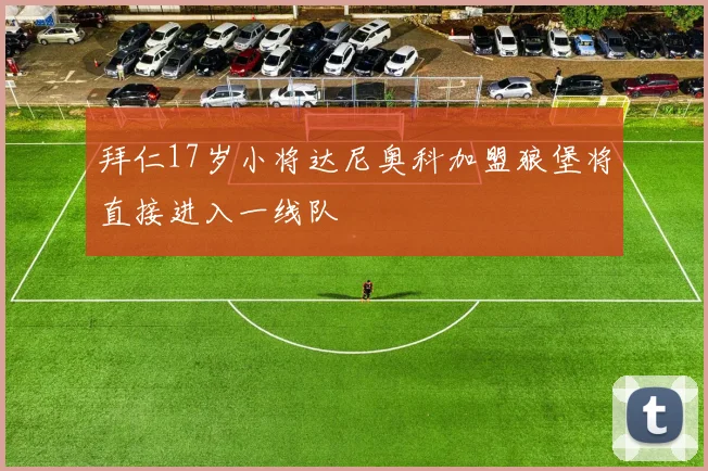 拜仁17岁小将达尼奥科加盟狼堡将直接进入一线队